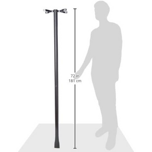 ALUBOX Palo Di Sostegno Per Cassetta Posta Americana In Lamiera Zincata Palo Per Cassetta Postale Da Esterno Altezza 145 Cm