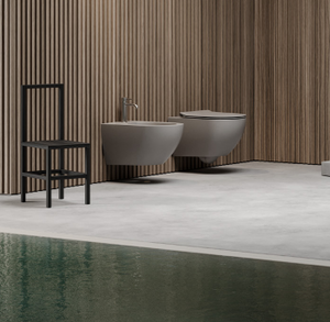 Bidet sospeso - Centrica - Hatria Colori Hatria Sanitari: Cemento Opaco