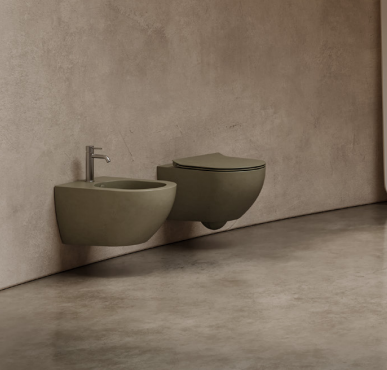 Bidet sospeso - Centrica - Hatria Colori Hatria Sanitari: Selva Opaco