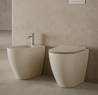 Bidet filomuro - Centrica - Hatria Colori Hatria Sanitari: Terre di Siena lucido
