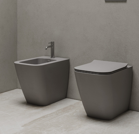 Vaso filomuro traslato con sistema Vortex - Tecna - Hatria Colori Hatria Sanitari: Bianco Opaco