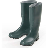 Stivali al Ginocchio in PVC Verde con Suola Carrarmato Numero: 37