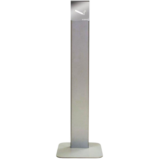 ALUBOX Posacenere Da Esterno Autoportante 30X30X98 Cm Portacenere Da Esterno Made In Italy In Acciaio Inox E Alluminio Posacenere Esterno Ideale Per Esercizi Commerciali COLORE: ARGENTO