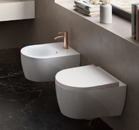 Bidet sospeso bianco lucido - Fusion Compact - Hatria