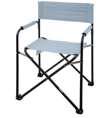 Sedia regista struttura in acciaio - vari colori - La Dea Sedia Colore: Grigio