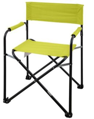 Sedia regista struttura in acciaio - vari colori - La Dea Sedia Colore: Giallo