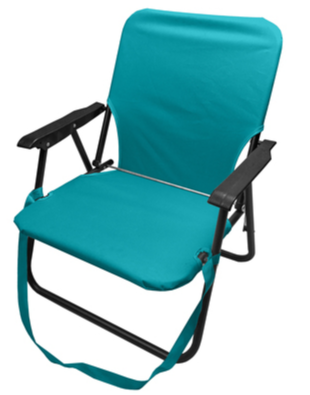 Sedia Spiaggina struttura in acciaio - vari colori - La Dea Sedia Colore: Azzurro