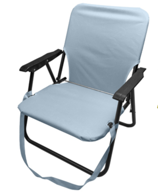 Sedia Spiaggina struttura in acciaio - vari colori - La Dea Sedia Colore: Grigio