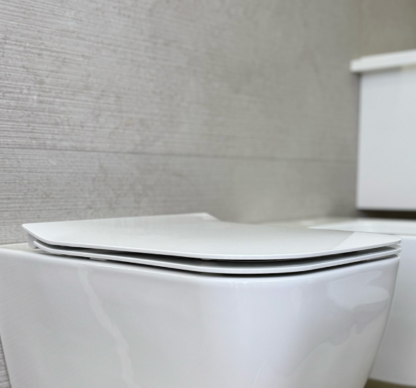 Coprivaso extraslim frenato - Tecna - Hatria Colori Hatria Sanitari: Bianco Lucido