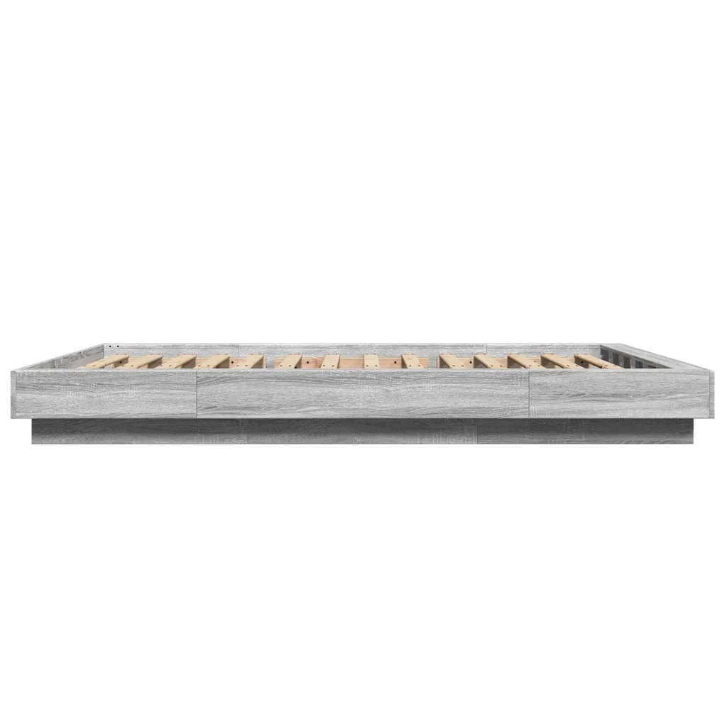 Giroletto-Struttura Letto Grigio Sonoma 140x200 cm in Legno Multistrato 744134