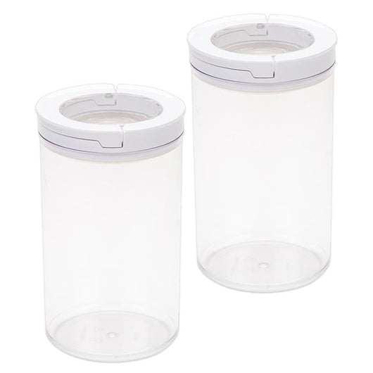 MA MAISON AIRTIGHT CONTENITORE TONDO IN PLASTICA CON COPERCHIO SALVA FRESCHEZZA 1 LT