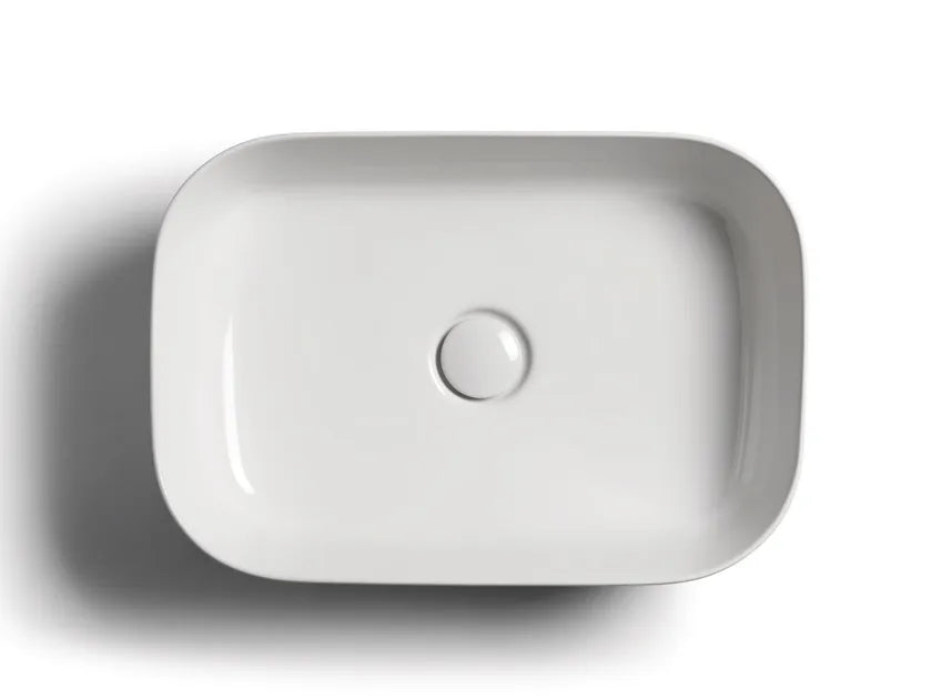 Lavabo da appoggio 18.00 - Happy Hour Slim - Hatria Colori Hatria Sanitari: Selva Opaco