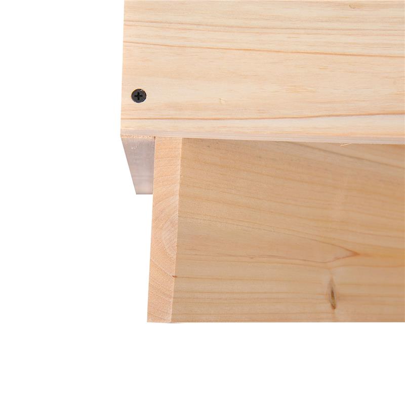 MOBILETTO PORTABOTTIGLIE PER VINI E LIQUORI 24 BOTTIGLIE LEGNO NATURALE