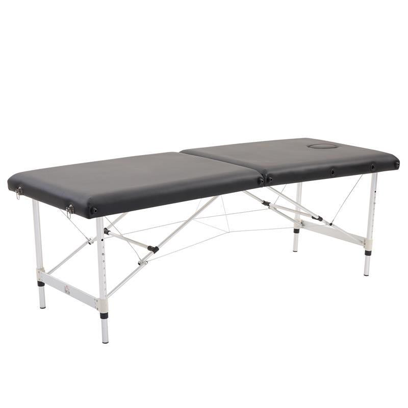 LETTINO MASSAGGIO PIEGHEVOLE IN LEGNO ALTEZZA REGOLABILE E CUSTODIA DA TRASPORTO