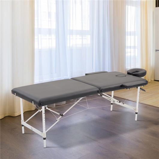 LETTINO MASSAGGIO PIEGHEVOLE IN LEGNO ALTEZZA REGOLABILE E CUSTODIA DA TRASPORTO