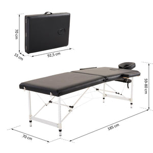 LETTINO MASSAGGIO PIEGHEVOLE IN LEGNO ALTEZZA REGOLABILE E CUSTODIA DA TRASPORTO