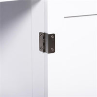 MOBILETTO DA BAGNO CON ANTA E CASSETTO BIANCO 43 X 34 X 77CM