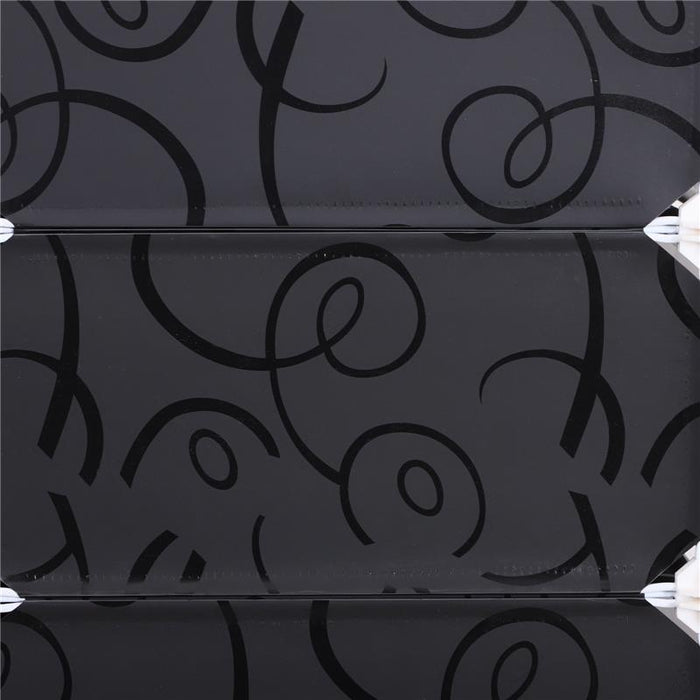 SCARPIERA MODULARE 16 CUBI IN 95 X 37 X 160 CM BIANCO E NERO