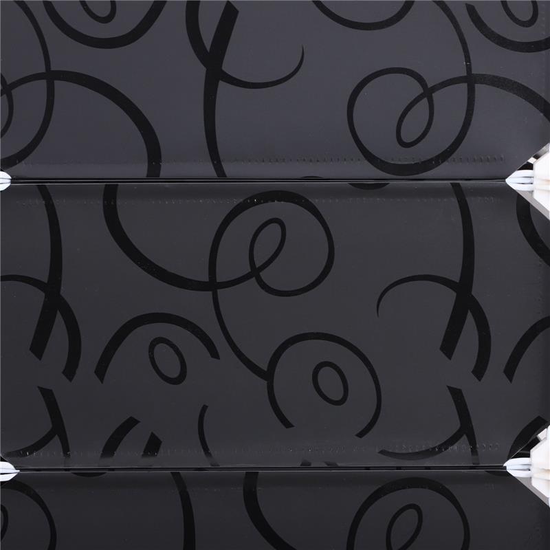 SCARPIERA MODULARE 16 CUBI IN 95 X 37 X 160 CM BIANCO E NERO