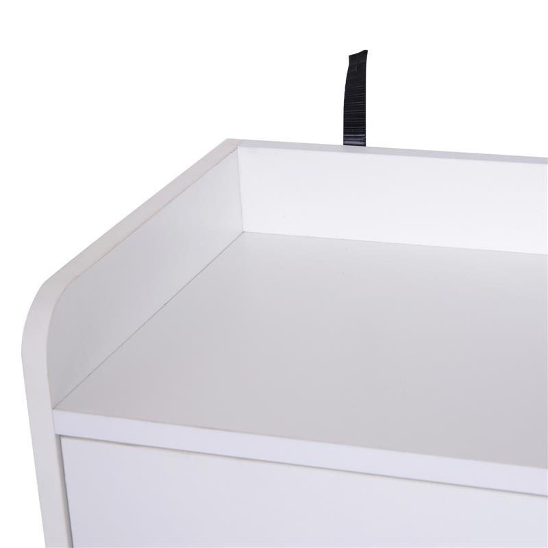 MOBILETTO CON PIEDINI 80 X 29.5 X 96 CM IN LEGNO DI PINO BIANCO