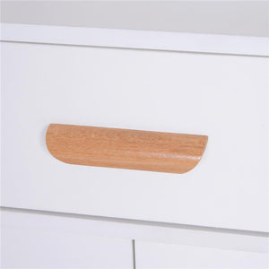 MOBILETTO CON PIEDINI 80 X 29.5 X 96 CM IN LEGNO DI PINO BIANCO