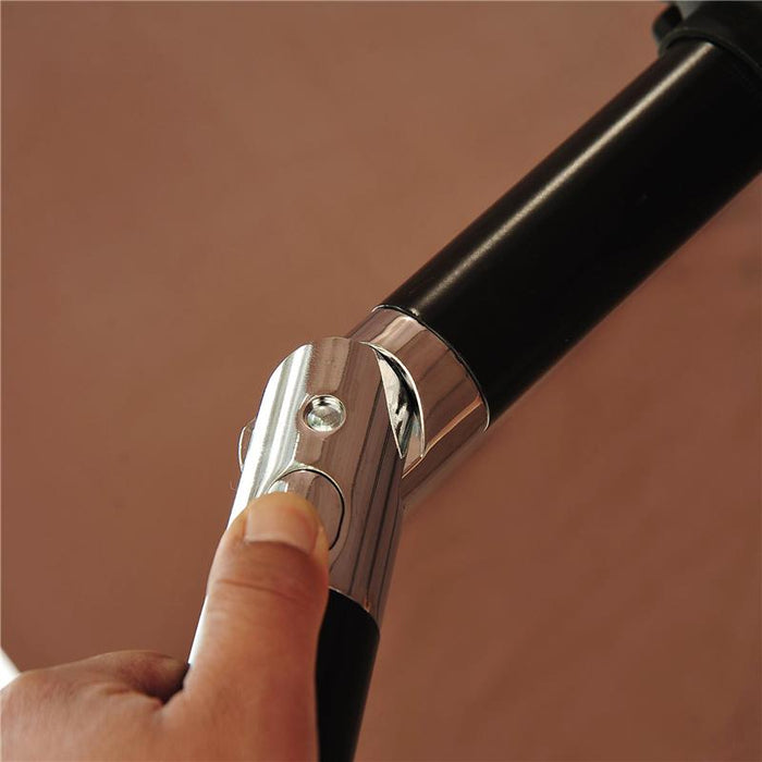 OMBRELLONE DA GIARDINO CON MANOVELLA E TESTA INCLINABILE 300 X 245 CM CAFFÈ