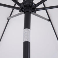 OMBRELLONE DA GIARDINO 300 CM INCLINABILE CON PALO SMONTABILE BIANCO