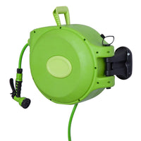 RULLO AVVOLGITUBO RIAVVOLGIMENTO AUTOMATICO CON UGELLO MULTIFUNZIONALE 20 M