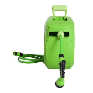 RULLO AVVOLGITUBO RIAVVOLGIMENTO AUTOMATICO CON UGELLO MULTIFUNZIONALE 20 M