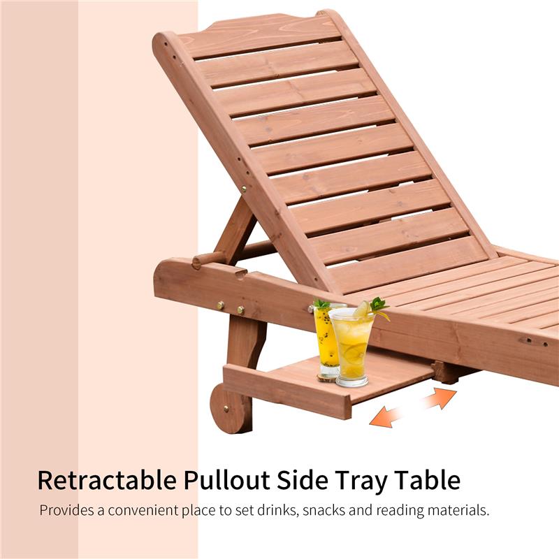 LETTINO PRENDISOLE  IN LEGNO CON RUOTE E VASSOIO ESTRAIBILE 182 X 60 X 35 CM