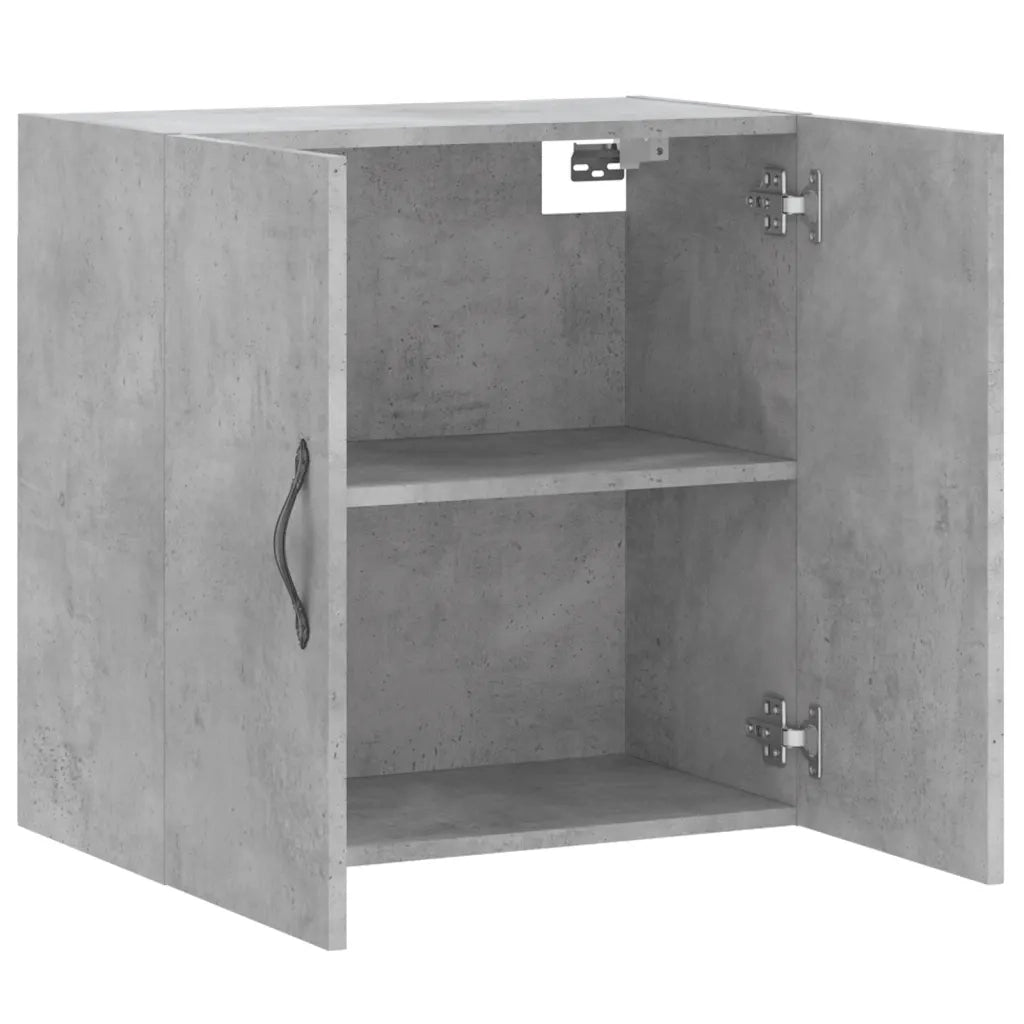 Mobile a Parete Grigio Cemento 60x31x60 cm in Legno Multistrato 829960
