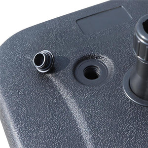 BASE PER OMBRELLONE RIEMPIBILE CON ACQUA E SABBIA 46X45X26 CM NERO