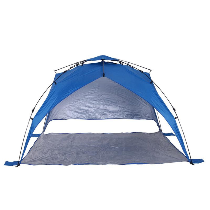 TENDA POP UP CON CORDE E PALETTI IN POLIESTERE BLU 247 X 247 X H145 CM