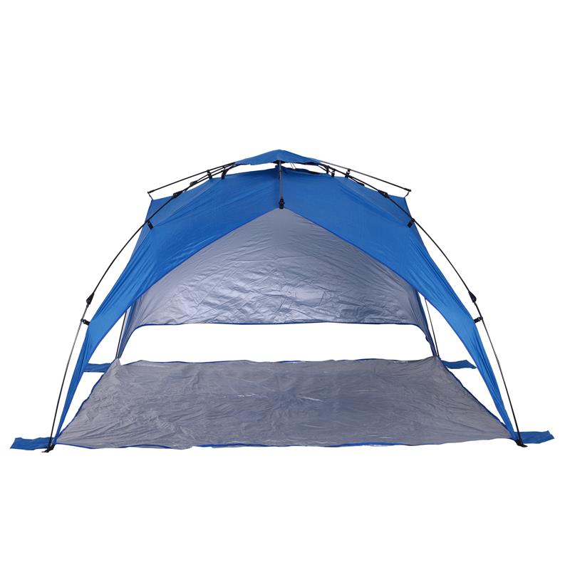 TENDA POP UP CON CORDE E PALETTI IN POLIESTERE BLU 247 X 247 X H145 CM