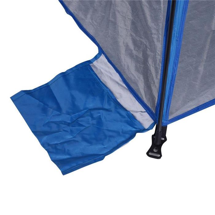 TENDA POP UP CON CORDE E PALETTI IN POLIESTERE BLU 247 X 247 X H145 CM