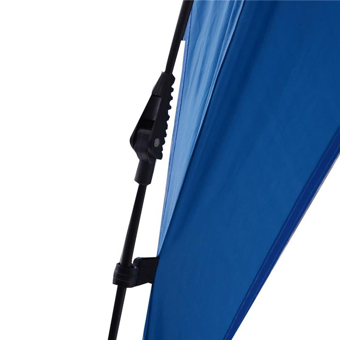 TENDA POP UP CON CORDE E PALETTI IN POLIESTERE BLU 247 X 247 X H145 CM