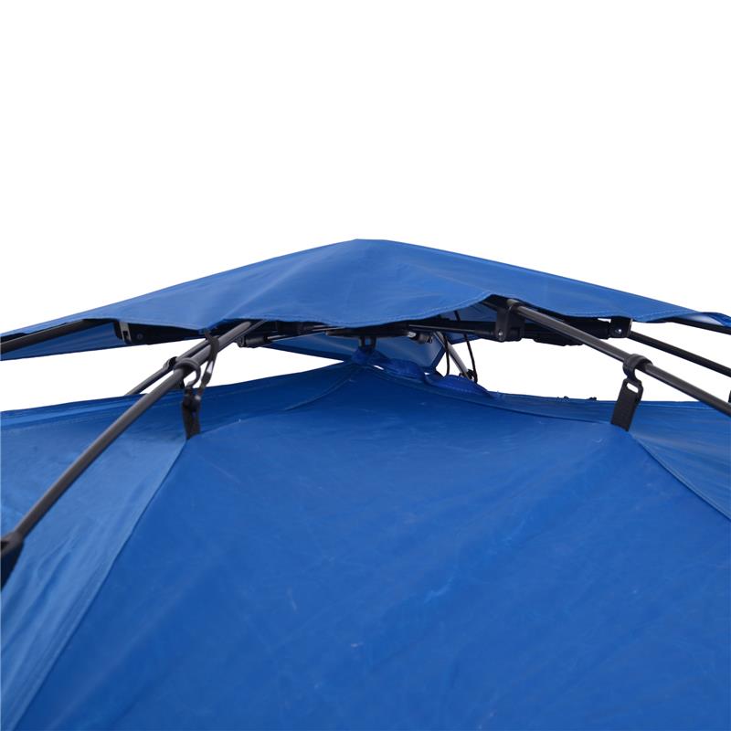 TENDA POP UP CON CORDE E PALETTI IN POLIESTERE BLU 247 X 247 X H145 CM