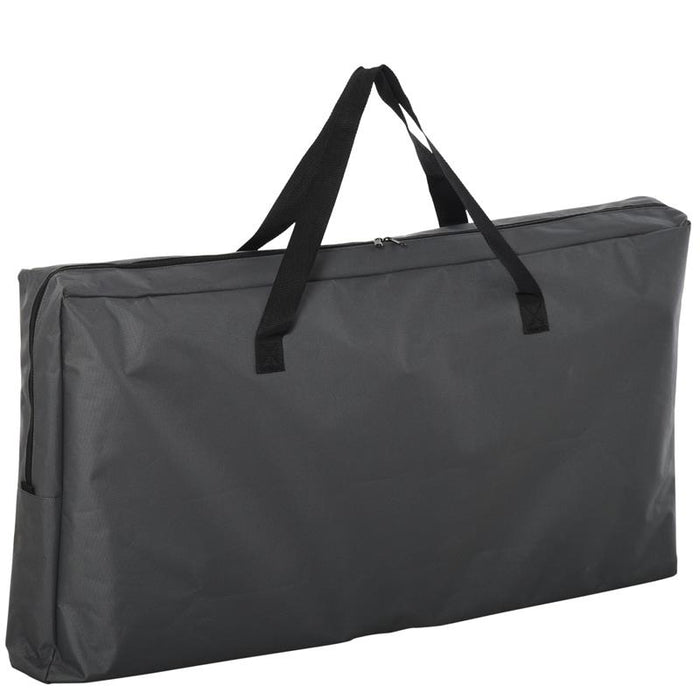 CUCINA DA CAMPEGGIO IN ALLUMINIO CON DOPPIO ARMADIETTO, 3 MENSOLE E SACCA DI TRASPORTO