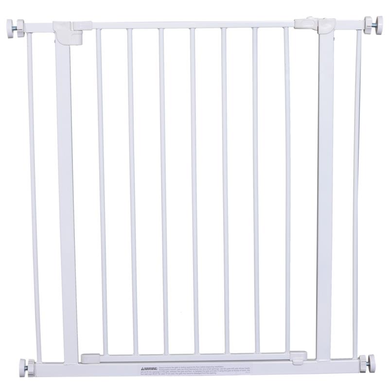 CANCELLETTO DI SICUREZZA PER BAMBINI E ANIMALI DOMESTICI BIANCO 76 X 72-82 CM