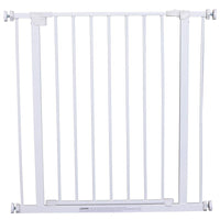 CANCELLETTO DI SICUREZZA PER BAMBINI E ANIMALI DOMESTICI BIANCO 76 X 72-82 CM