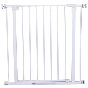 CANCELLETTO DI SICUREZZA PER BAMBINI E ANIMALI DOMESTICI BIANCO 76 X 72-82 CM