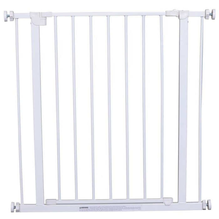 CANCELLETTO DI SICUREZZA PER BAMBINI E ANIMALI DOMESTICI BIANCO 76 X 72-82 CM