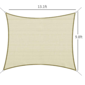 VELA DA GIARDINO RETTANGOLARE 300 X 400 CM IN COLORE CREMA