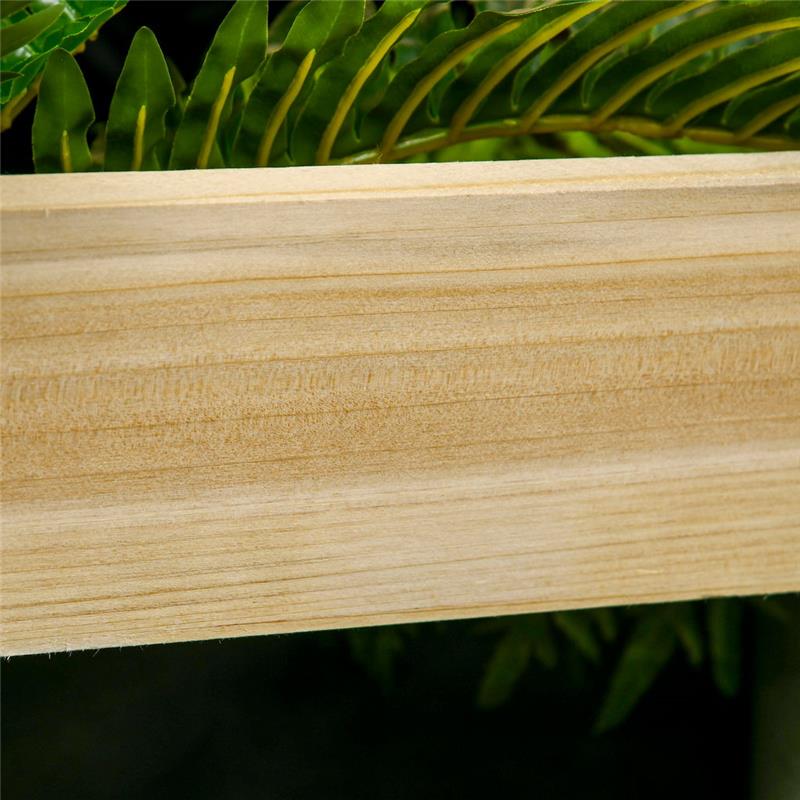 FIORIERA DA ESTERNO A 3 LIVELLI CON GRIGLIATO IN LEGNO DI ABETE E TESSUTO NON TESSUTO, 95X95X110 CM