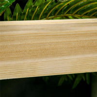 FIORIERA DA ESTERNO A 3 LIVELLI CON GRIGLIATO IN LEGNO DI ABETE E TESSUTO NON TESSUTO, 95X95X110 CM