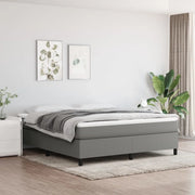 Struttura Letto a Rete a Molle Grigio Scuro 160x200 cm Tessuto 3120871