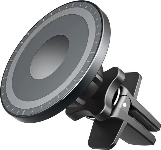 Sostituto di guida magnetico per telefono cellulare - 20 magneti forti - clip - rotazione 360° - griglia di ventilazione - supporto per telefono cellulare portatile - compatibile con iPhone 15 14 13 12 Pro Max Mini