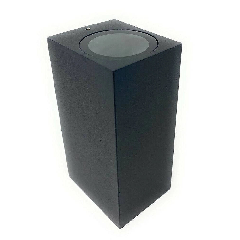Trade Shop - Applique Parete Doppia Emissione Attacco Gu10 Lampada Moderna Es55 Up & Down Ip65 -