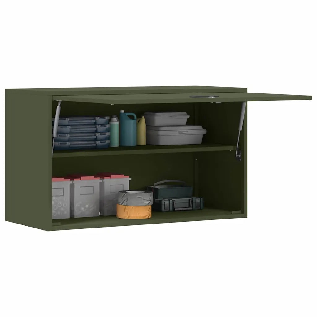 Armadio a muro per garage Oliver verde 90 x 40 x 53 cm 883263