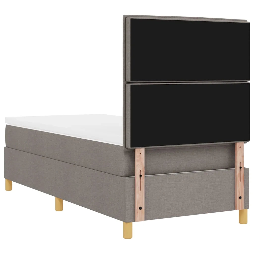 Letto a Sorgente LED con materasso Talpa 80 x 200 cm Tessuto 3342981